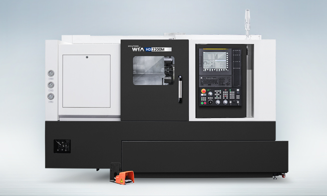 現(xiàn)代威亞HD2200系列高性能臥式車(chē)床